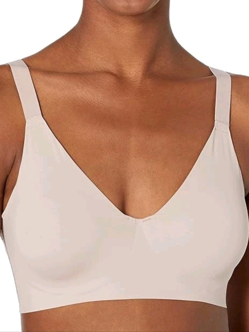 Bali Nude Wireless Seamless V-Neck Bra